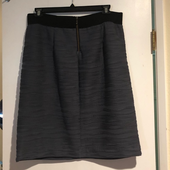 Alfani Gray Skirt with horizontal lines. Size 14w. - Picture 7 of 8